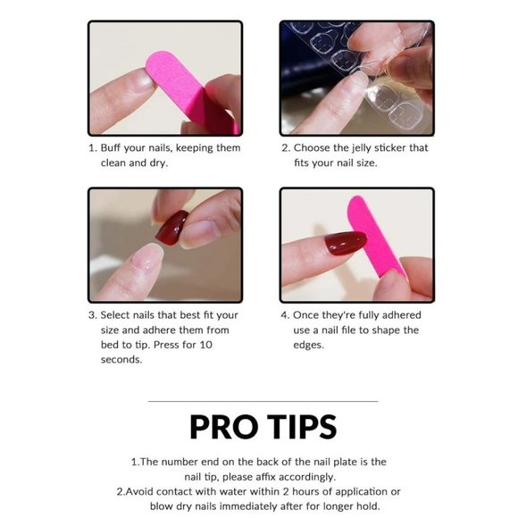 24pcs Long Stiletto Ombre Fake Nail - Picture 7 of 8